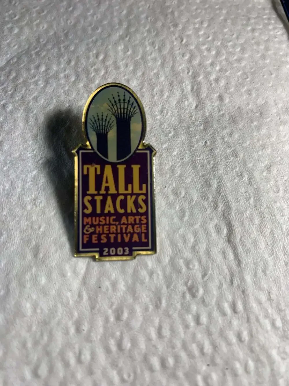 Tall Stacks Music Festival pin